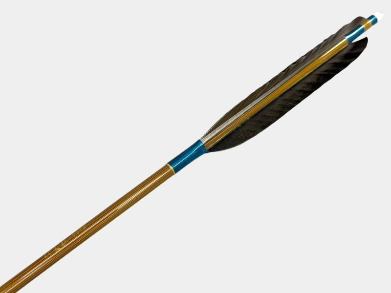 近的矢 カーボン KC麦粒 7518 黒羽 手羽 染めなし 6本組｜#02｜ネット限定