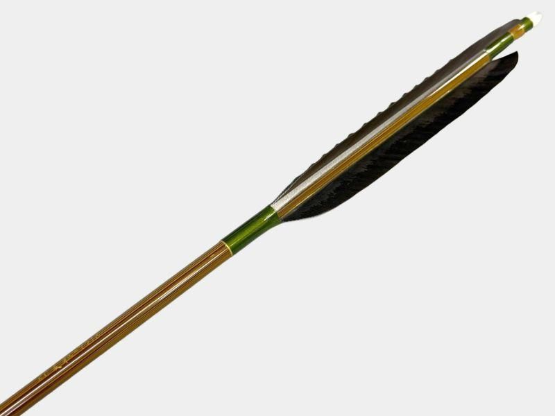 近的矢 カーボン KC麦粒 7518 黒羽 手羽 染めなし 6本組｜#05｜ネット限定