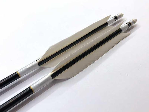 【ワケあり特価矢】遠的ジュラ矢 2本組 1813 グースナタ羽 最大全長92cm