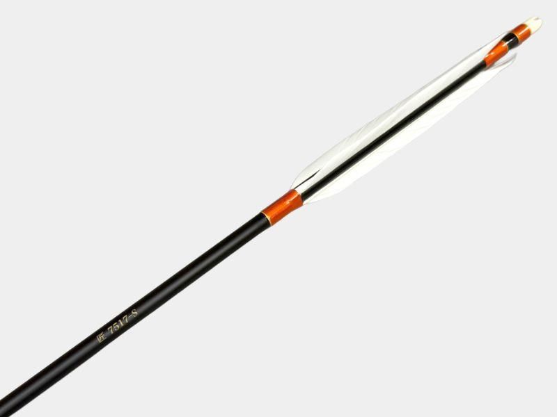 遠的矢 カーボン 匠 7517-S グース ナタ 染めなし 6本組｜#03｜ネット限定
