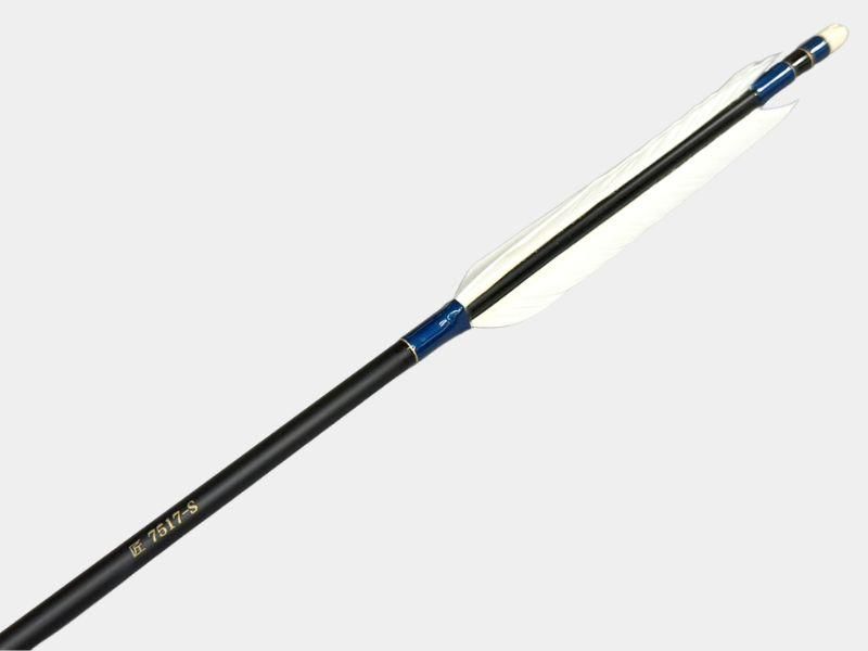 遠的矢 カーボン 匠 7517-S グース ナタ 染めなし 6本組｜#04｜ネット限定