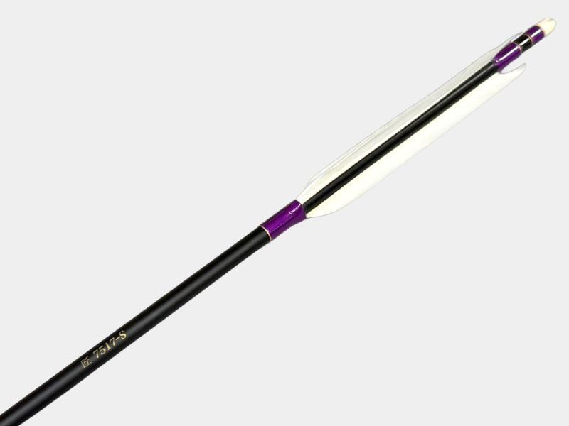 遠的矢 カーボン 匠 7517-S グース ナタ 染めなし 6本組｜#05｜ネット限定