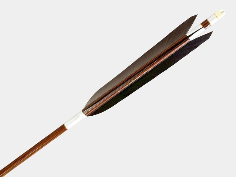 近的矢 カーボン ハヤブサ8025 黒羽 手羽 染めなし 6本組｜#01｜ネット限定