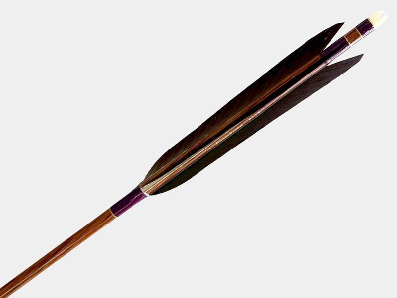 近的矢 カーボン ハヤブサ8025 黒羽 手羽 染めなし 6本組｜#04｜ネット限定