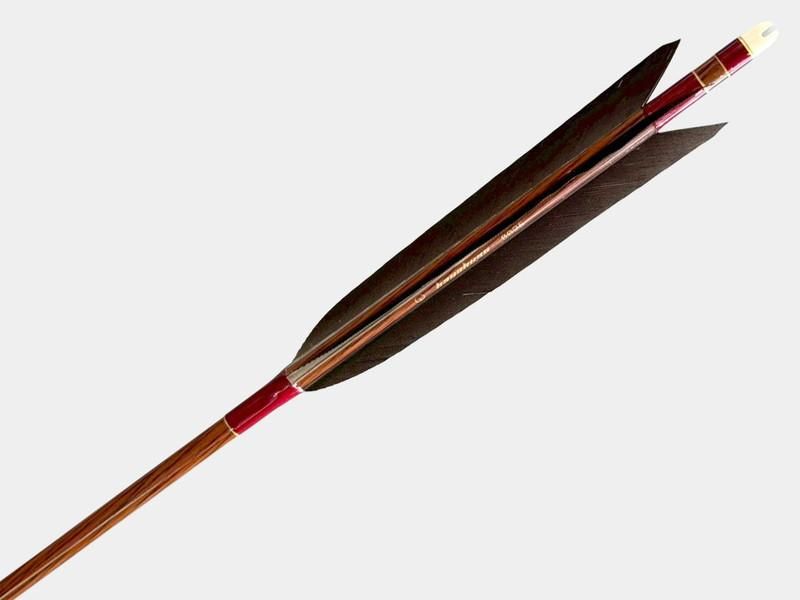 近的矢 カーボン ハヤブサ8025 黒羽 手羽 染めなし 6本組｜#05｜ネット限定