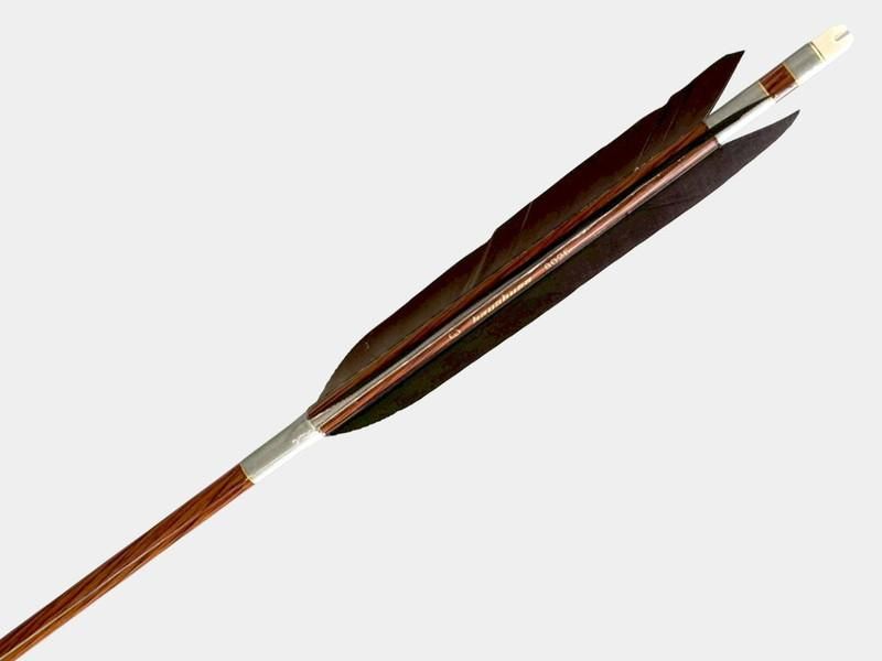 近的矢 カーボン ハヤブサ8025 黒羽 手羽 染めなし 6本組｜#08｜ネット限定
