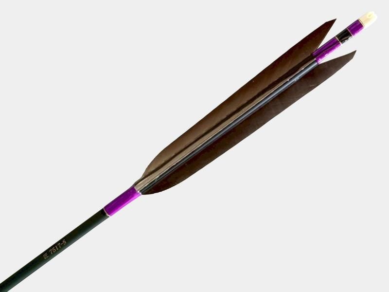 近的矢 カーボン 匠 7517-S 黒羽 手羽 染めなし 6本組｜#03｜ネット限定