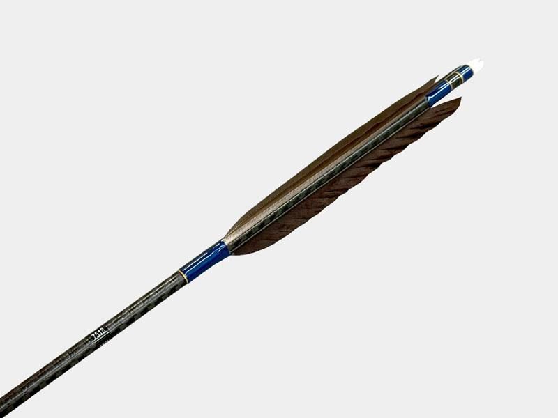 近的矢 カーボン WENEW 7518 黒羽 手羽 染めなし 6本組｜#02｜ネット限定