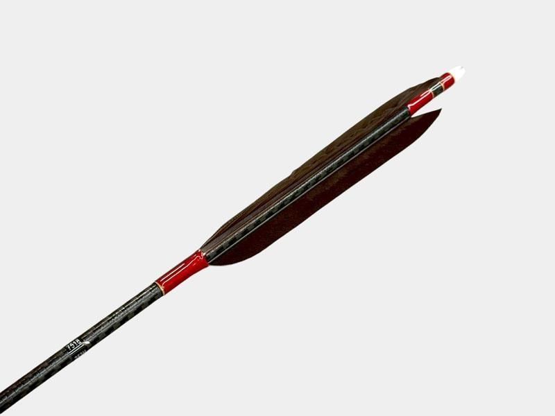 近的矢 カーボン WENEW 7518 黒羽 手羽 染めなし 6本組｜#07｜ネット限定
