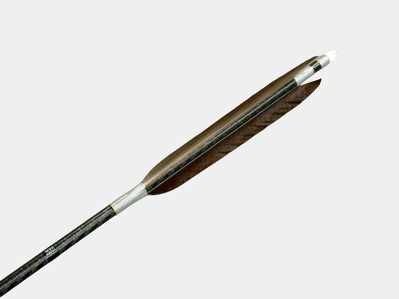 近的矢 カーボン WENEW 8020 黒羽 手羽 染めなし 6本組｜#09｜ネット限定