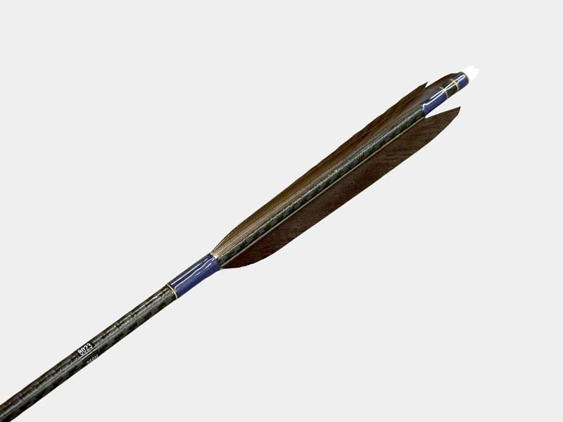 近的矢 カーボン WENEW 8023 黒羽 手羽 染めなし 6本組｜#04｜ネット限定