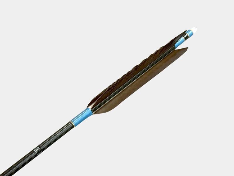 近的矢 カーボン WENEW 8023 黒羽 手羽 染めなし 6本組｜#07｜ネット限定