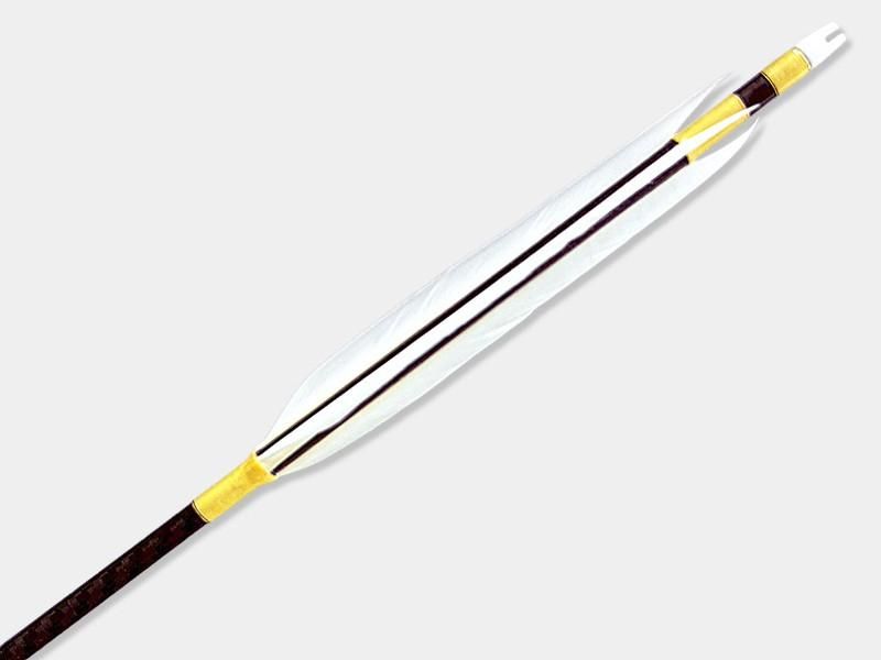 遠的矢 カーボン WENEW 6515 グース ナタ 染めなし 6本組｜#01｜ネット限定