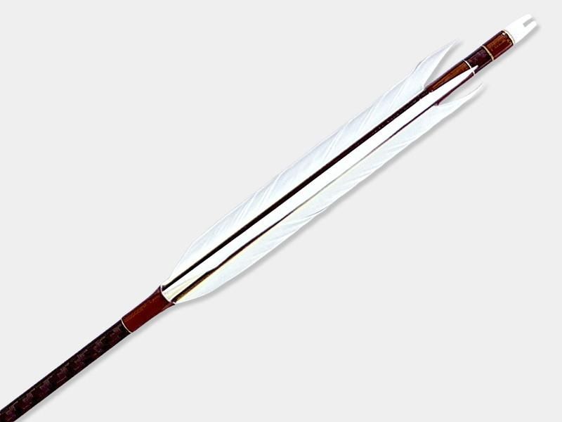 遠的矢 カーボン WENEW 6515 グース ナタ 染めなし 6本組｜#02｜ネット限定